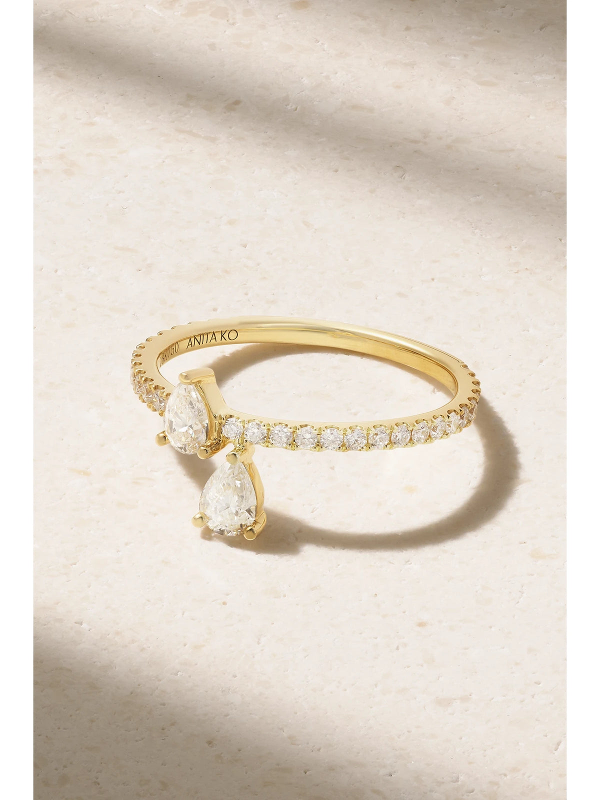 Princess Eternity 18-karat Gold Diamond Ring