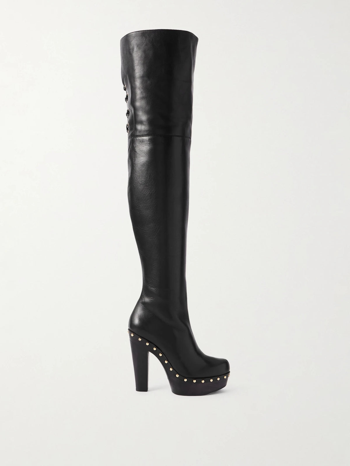 Studded Leather Over-the-knee Boots