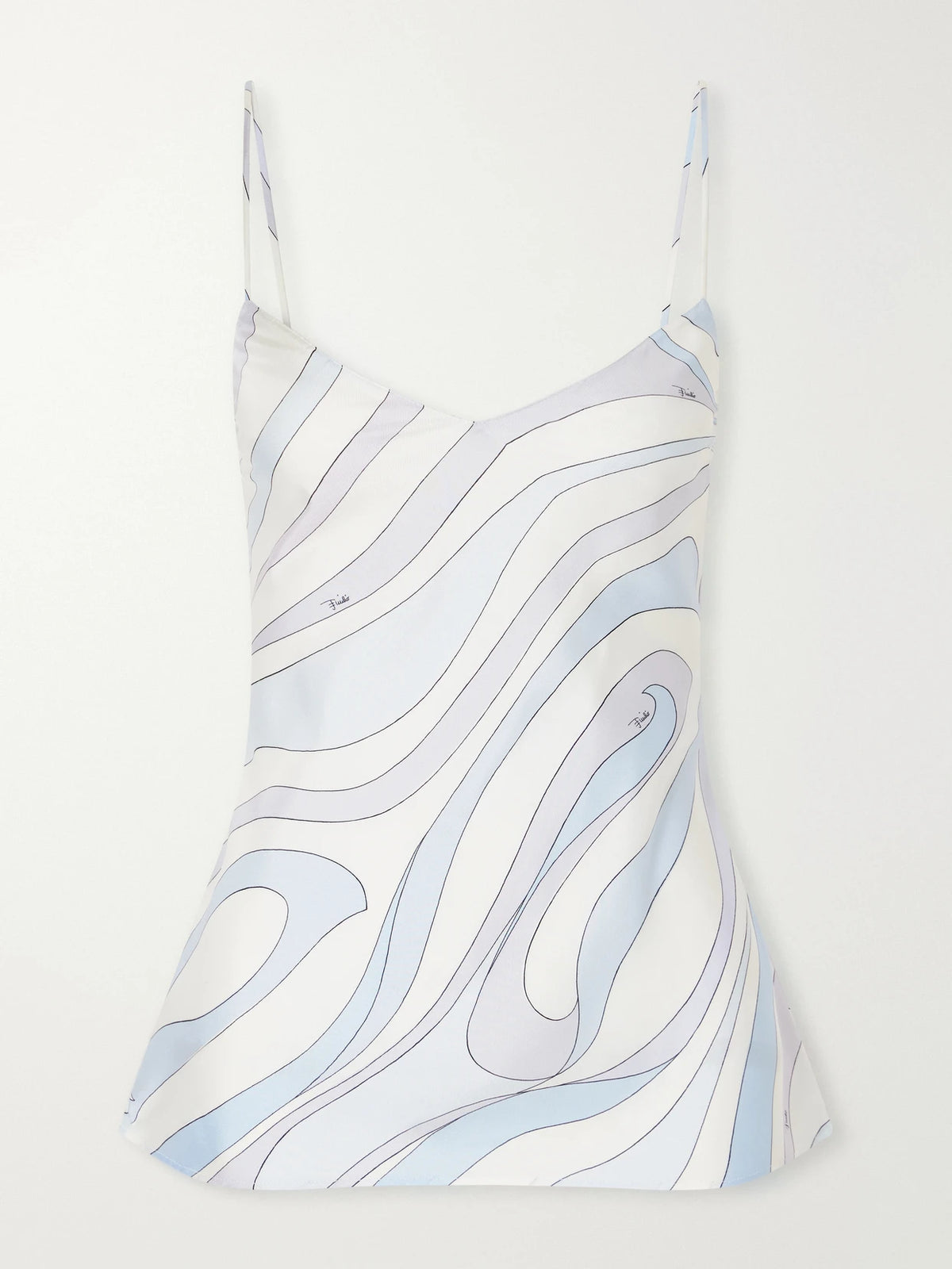 PUCCI Printed Silk-twill Cami