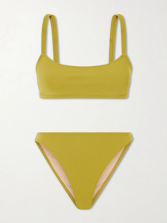 Image of Swimwear. Product name - Undici Bikini in Green colour by brand - Lido