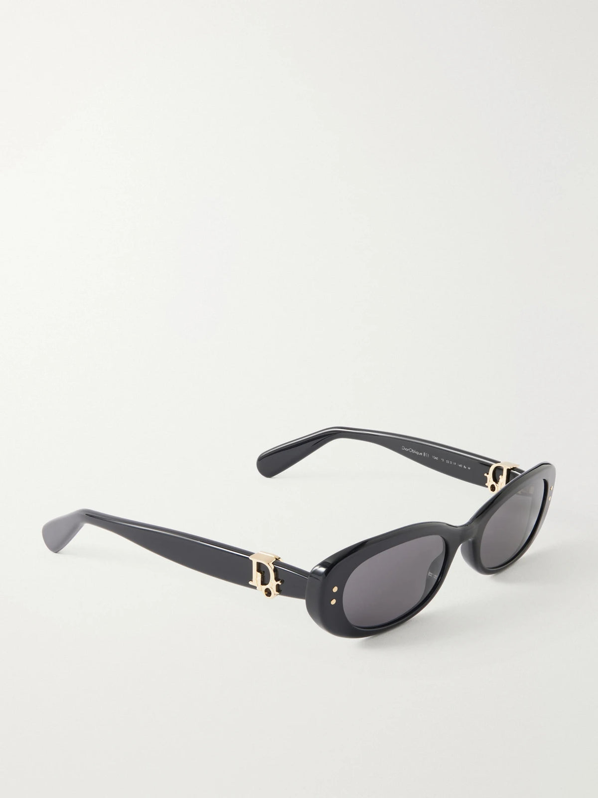 Eyewear Dior Oblique B1i Oval Acetate Sunglasses