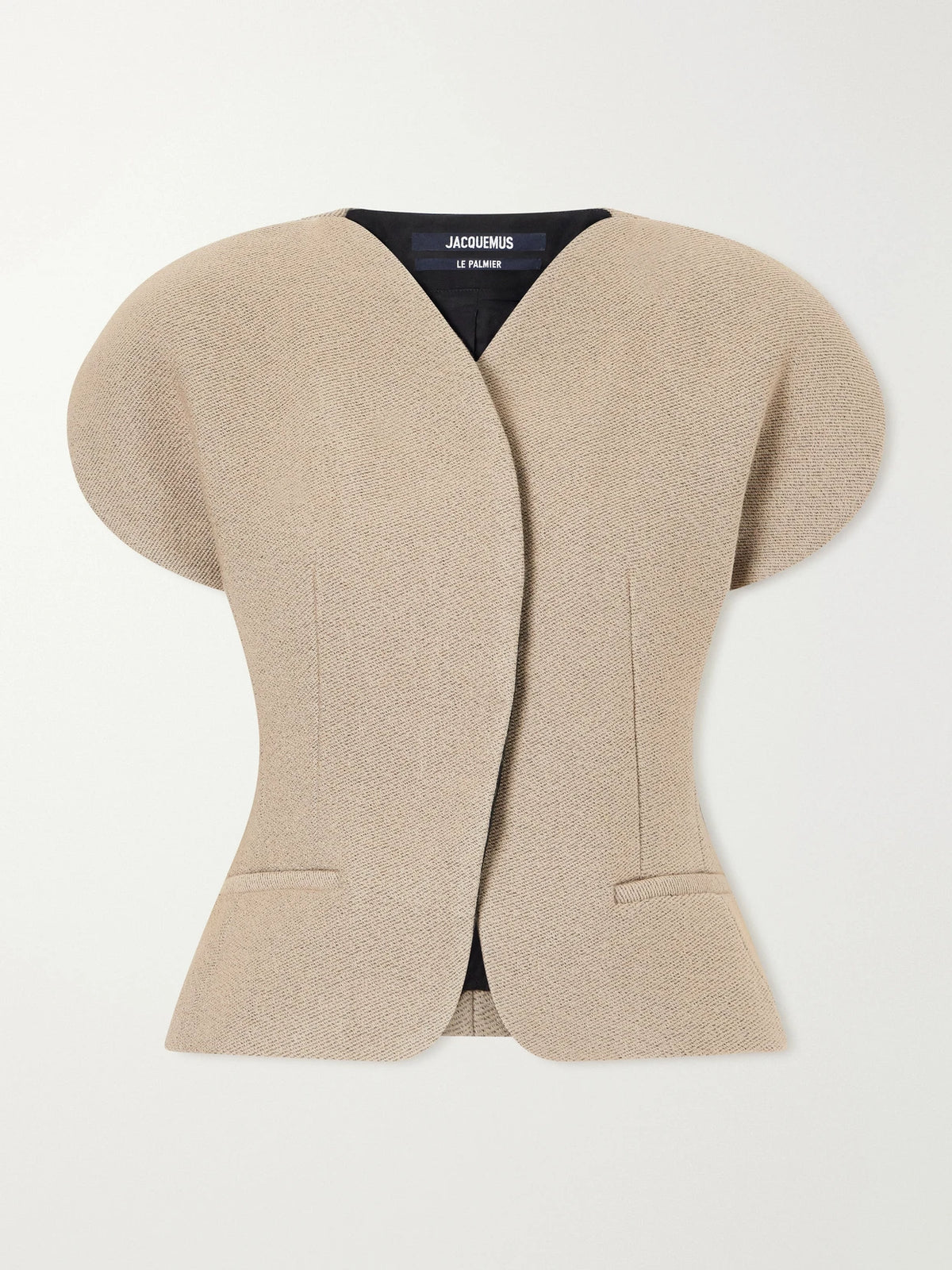 Jacquemus La Veste Oval Wool-blend Blazer