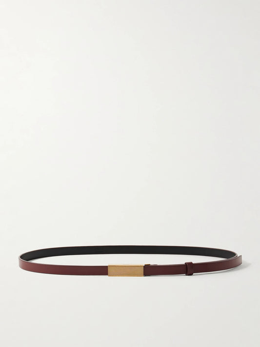 KHAITE Empire Leather Belt