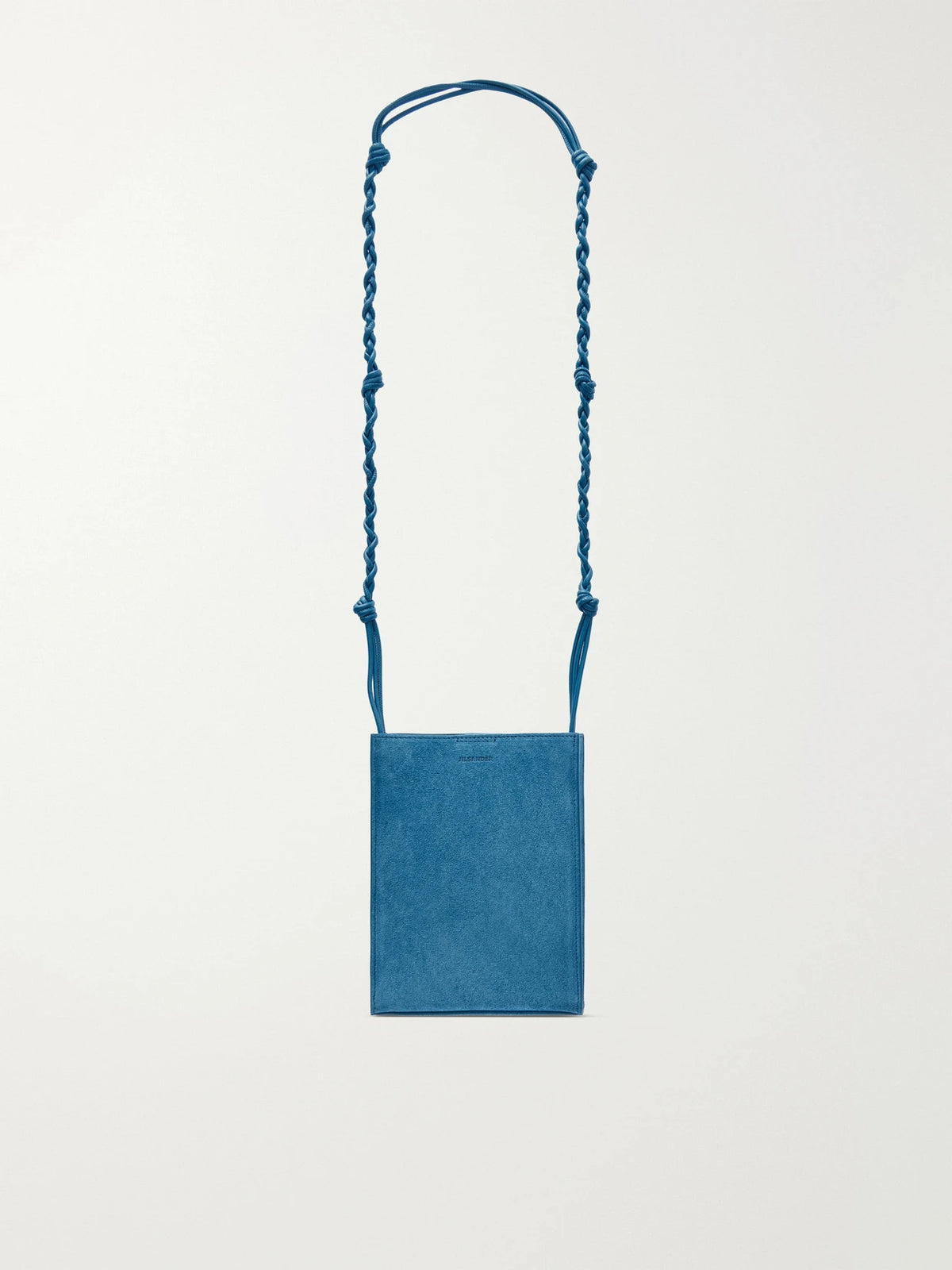 Tangle Small Leather-trimmed Suede Shoulder Bag
