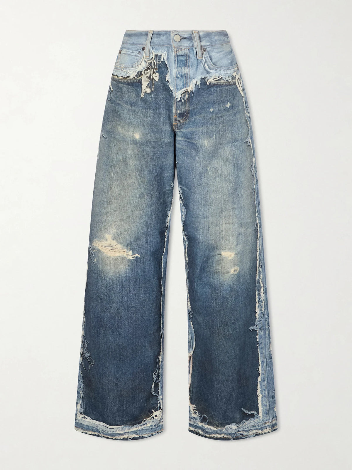 Acne Studios 1981 Trompe L'oeil Printed Organic Straight-leg Jeans