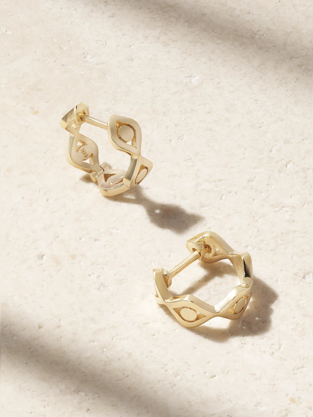 Evil Eye 14-karat Gold Earrings