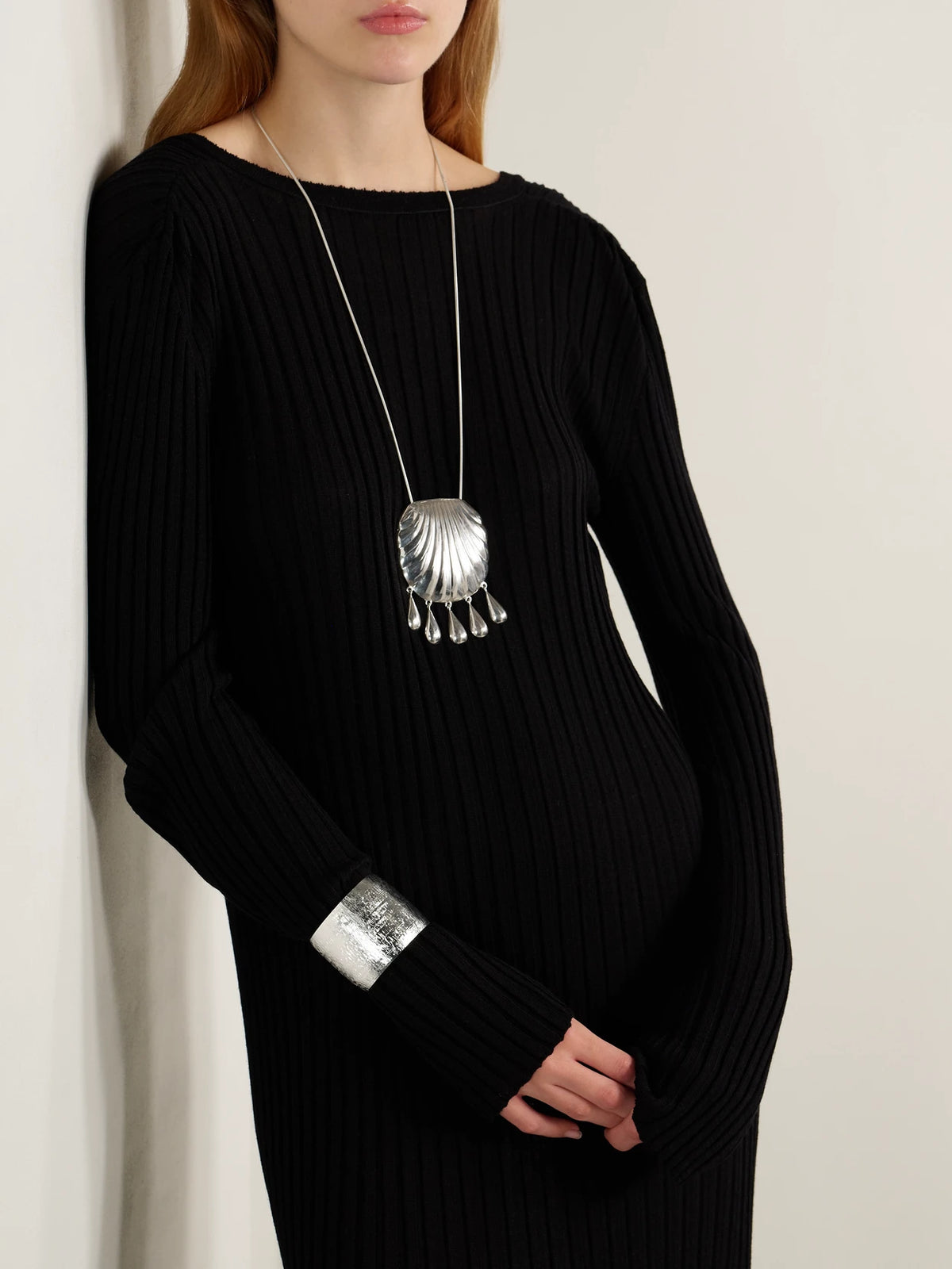 Image of Necklaces. Product name - Petra Silver Necklace in Multi colour by brand - Juju Vera