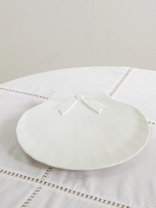 Sadaf Large Porcelain Serving Plate