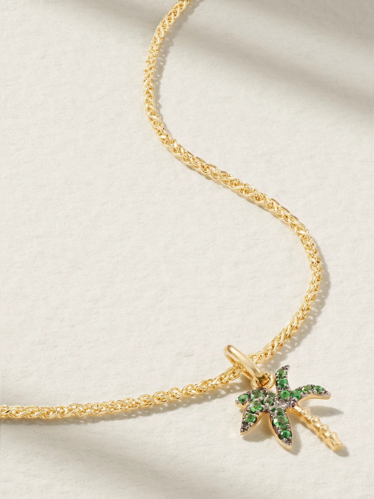 18-karat Gold Tsavorite Necklace