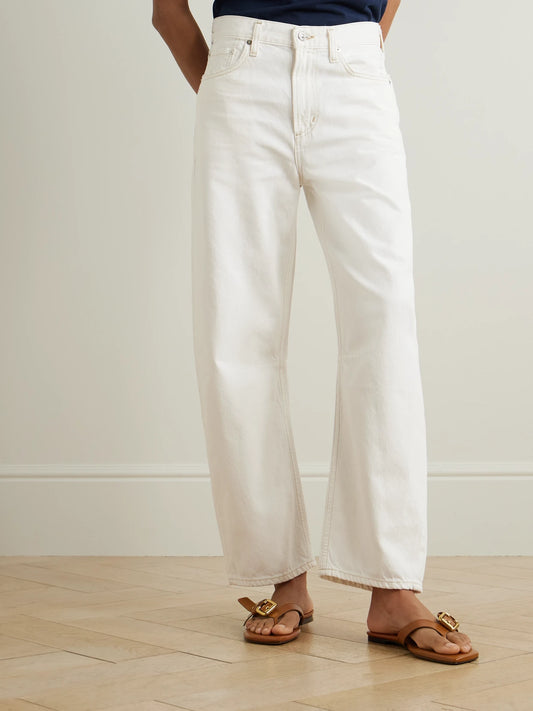 Miro Relaxed High-rise Barrel-leg Jeans