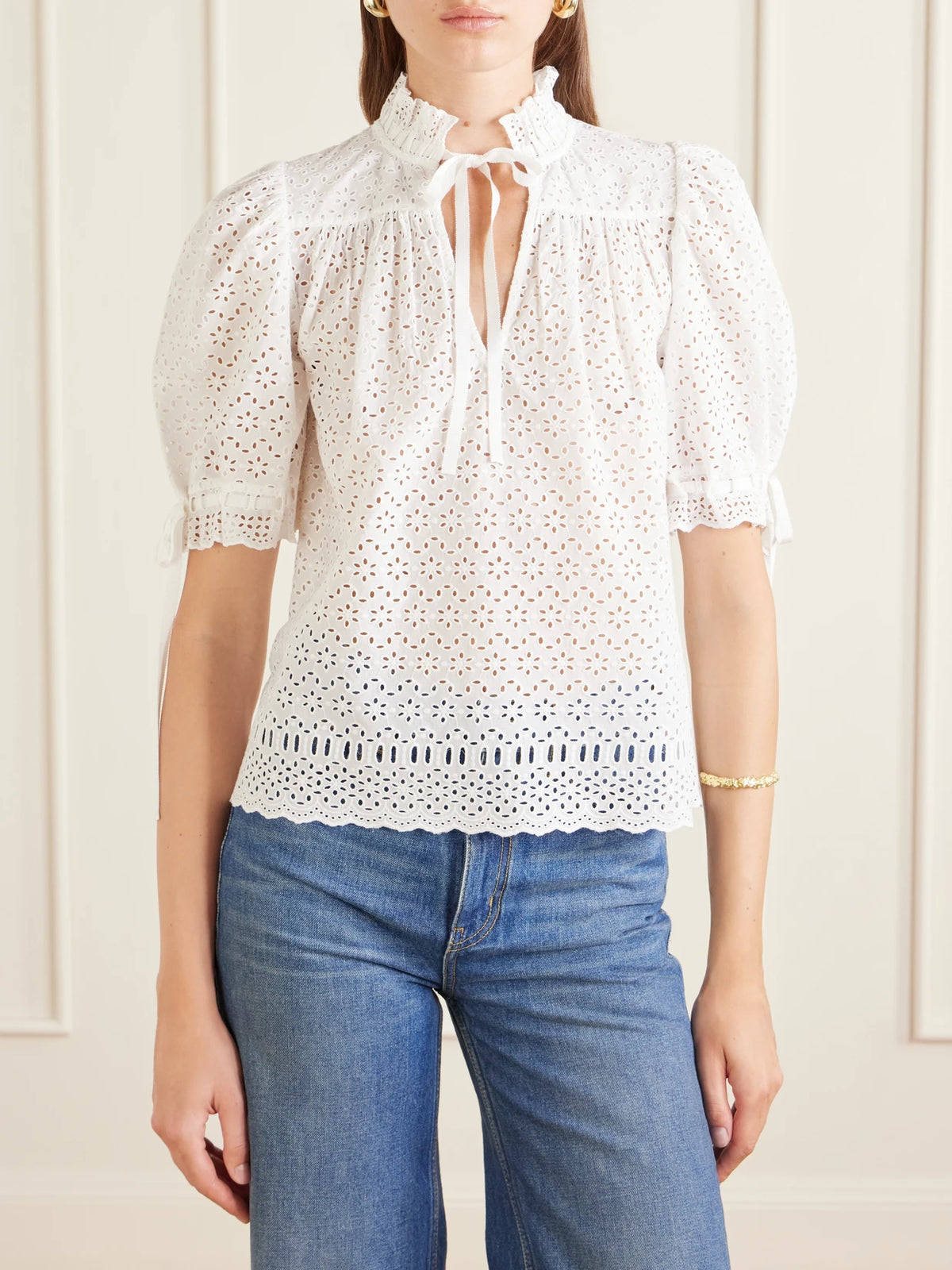 Ulla Johnson Alouette Cotton-blend Broderie Anglaise Shirt