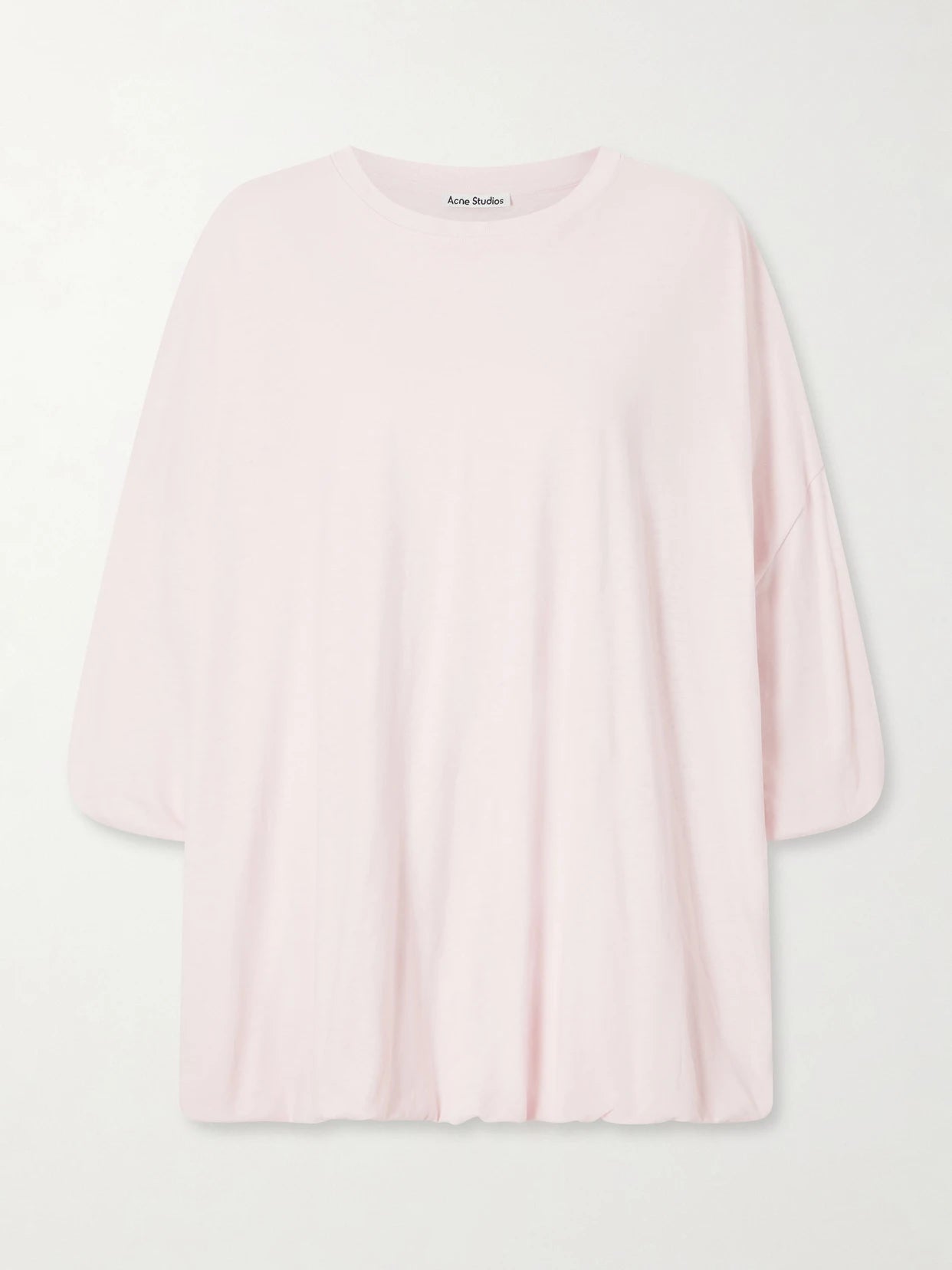Eniko Irregular Balloon Cotton And Hemp-blend T-shirt