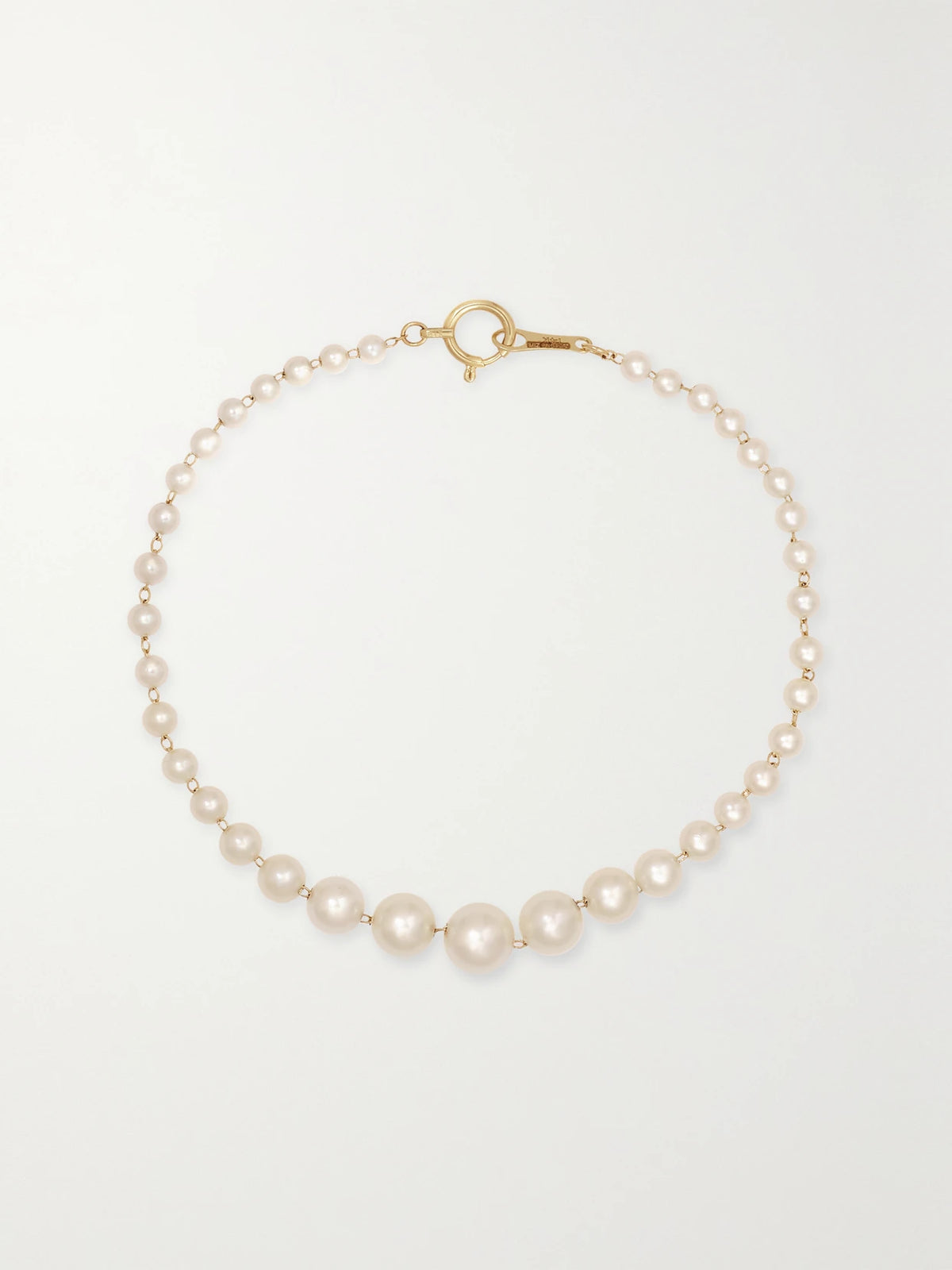 14-karat Gold Pearl Bracelet