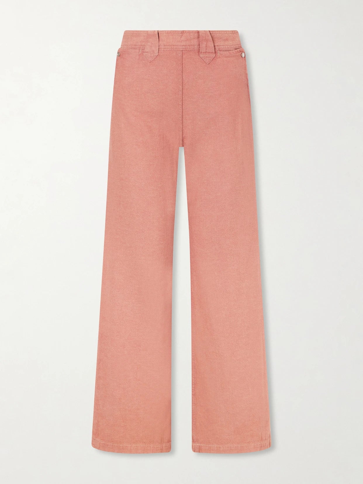 Billie Cotton And Linen-blend Flared Pants