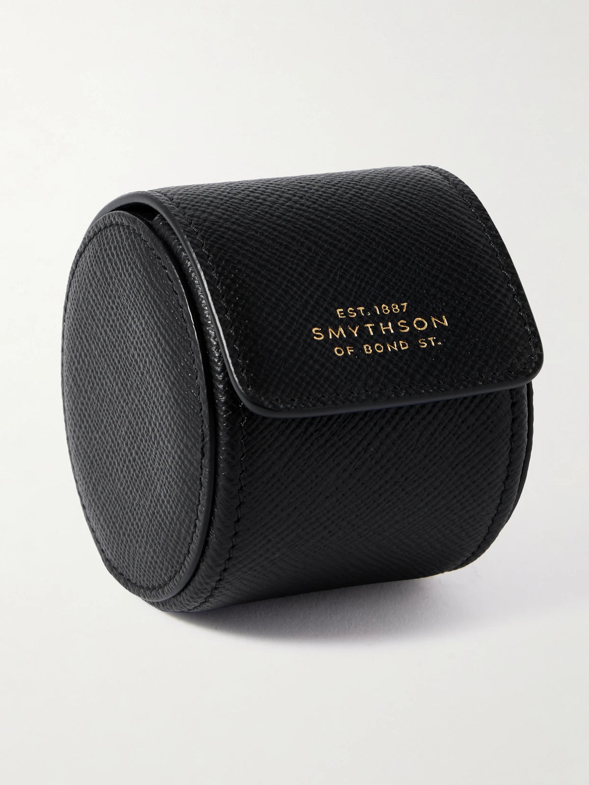 Panama Textured-leather Watch Roll