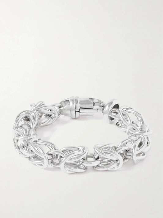 Byzantine Rhodium-plated Bracelet
