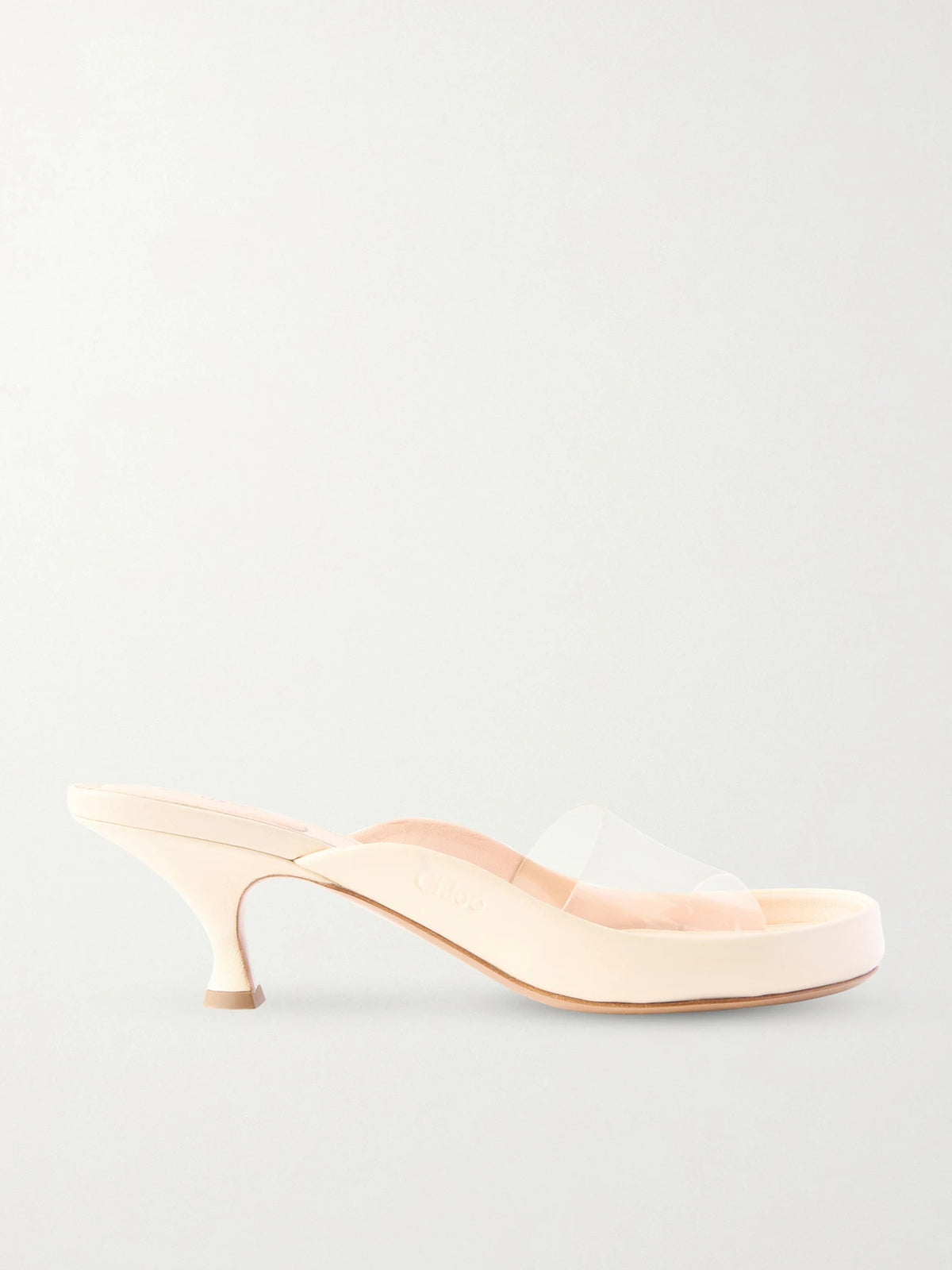 Junie Leather-trimmed Tpu Mules
