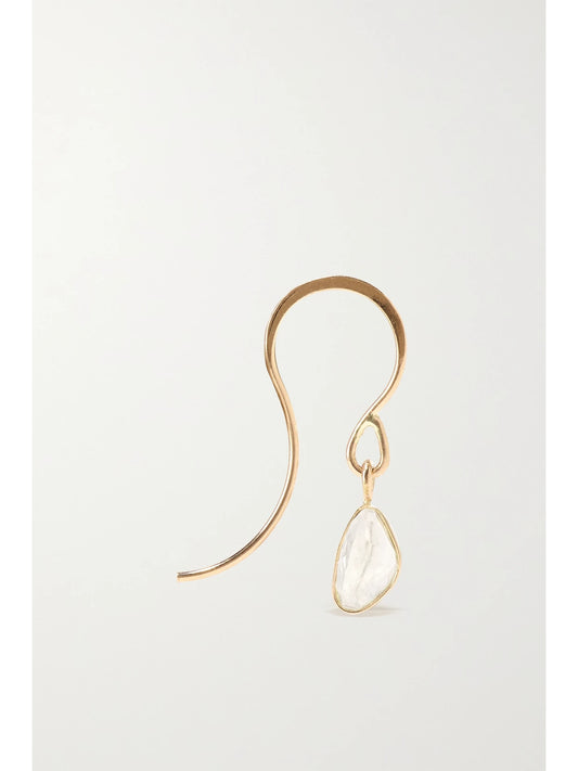 14-karat Recycled Gold Moonstone Earrings
