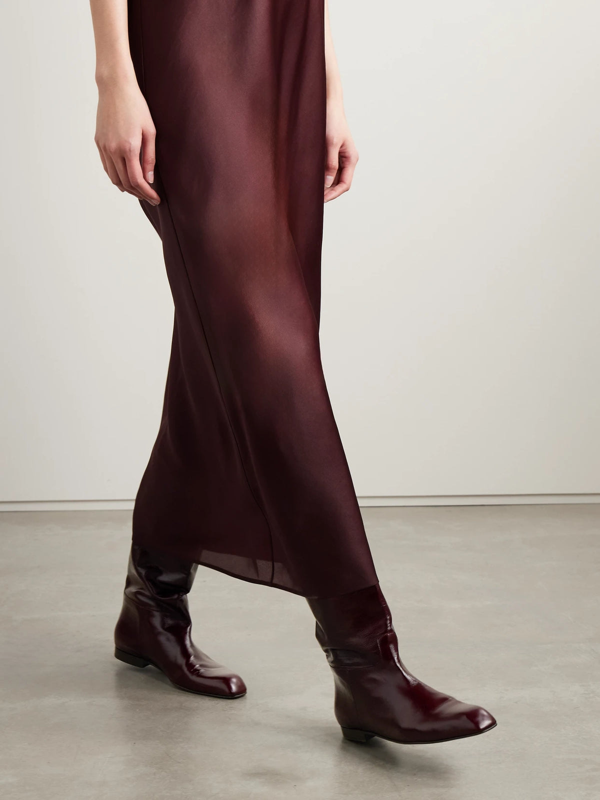 Colt Glossed-leather Knee Boots