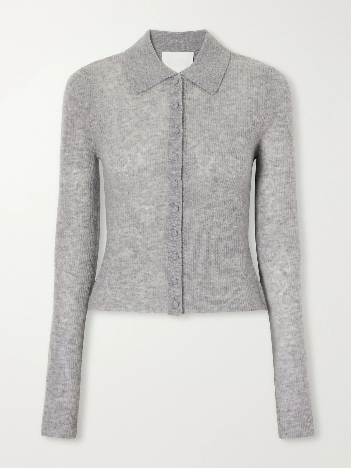 Citizens of Humanity Paloma Ribbed Cashmere And Wool-blend Cardigan