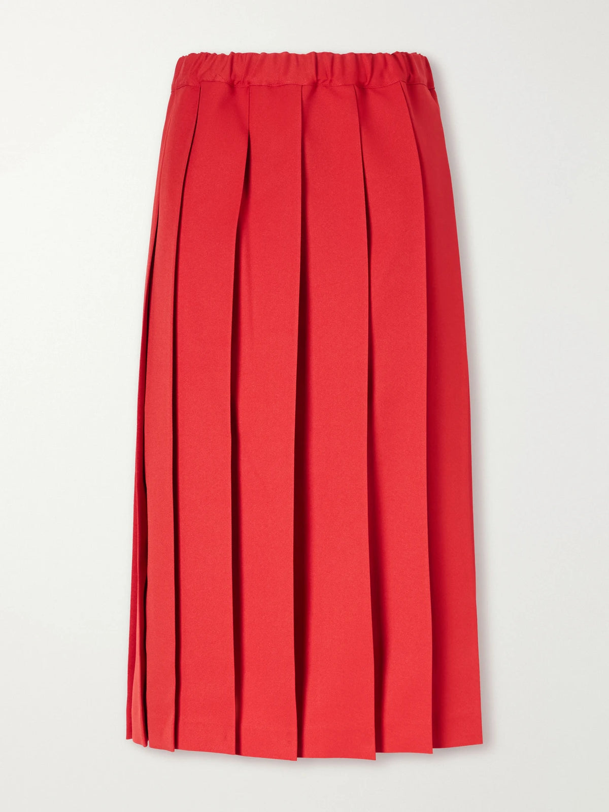 Comme des Garçons GIRL Pleated Gabardine Midi Skirt