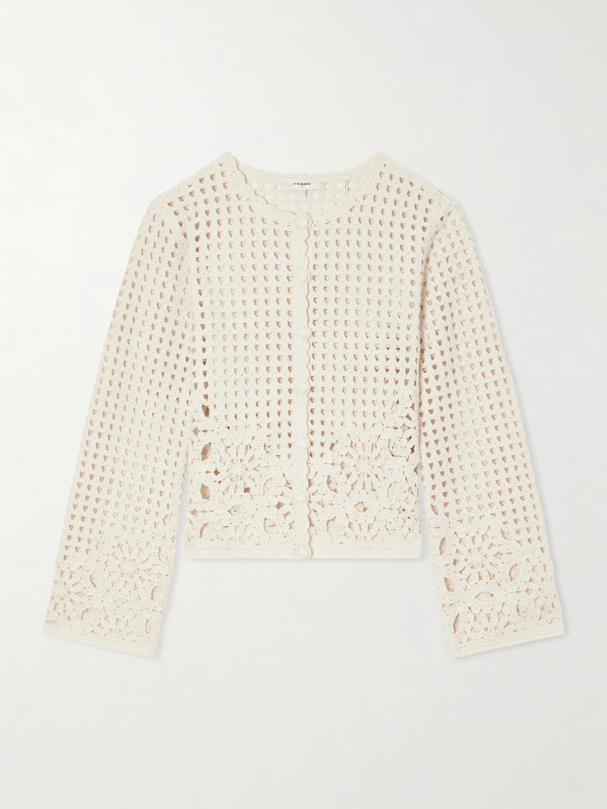 The Postcard Crocheted Cotton Cardigan