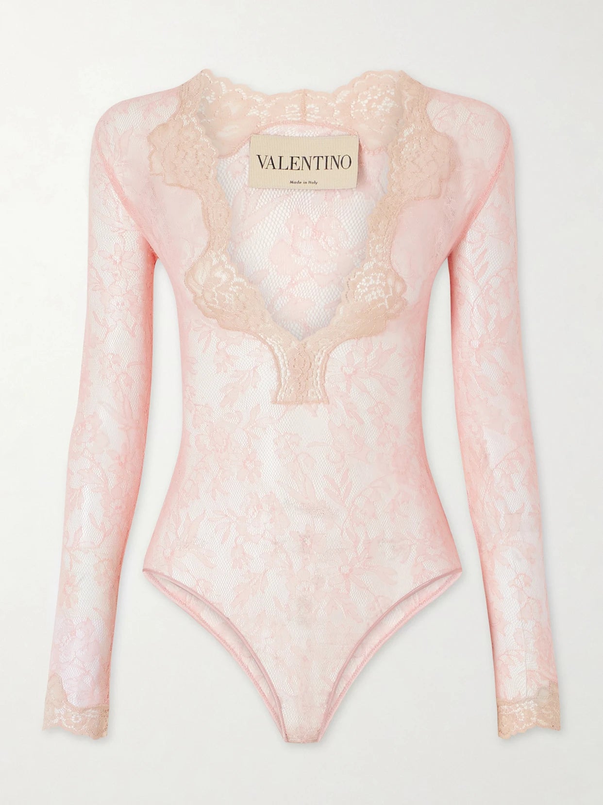 Stretch-lace Bodysuit