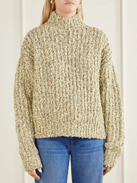 Ulla Johnson Albie Ribbed-knit Turtleneck Sweater