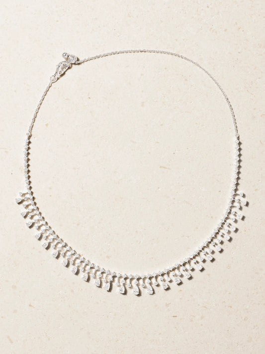 The Classic 18-karat White Gold Diamond Choker