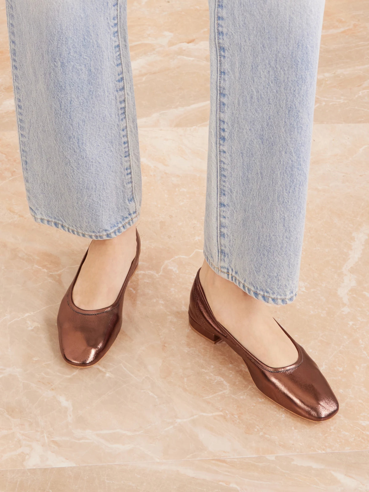 20 Serafina Leather Ballet Flats