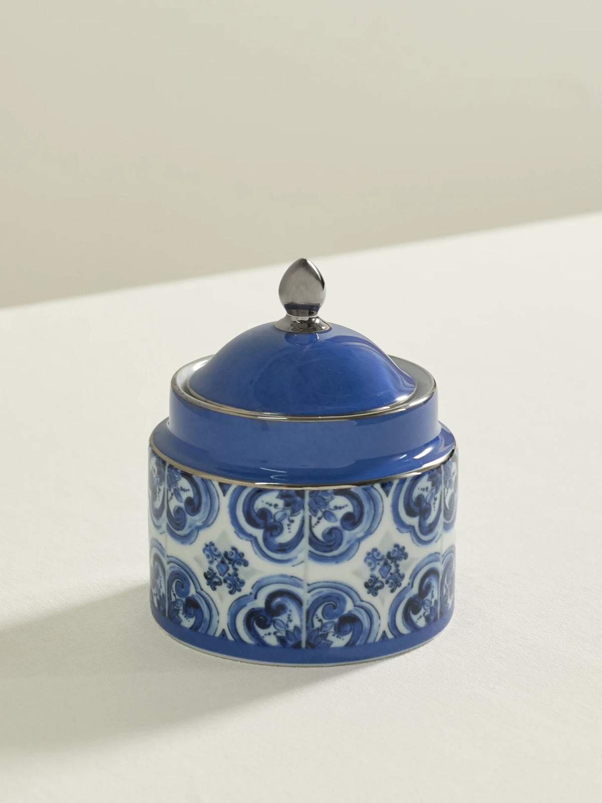 Printed Porcelain Sugar Bowl