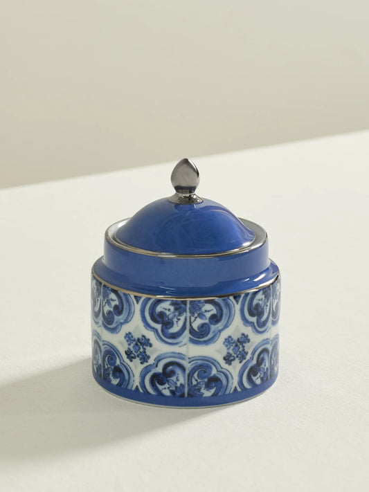 Printed Porcelain Sugar Bowl