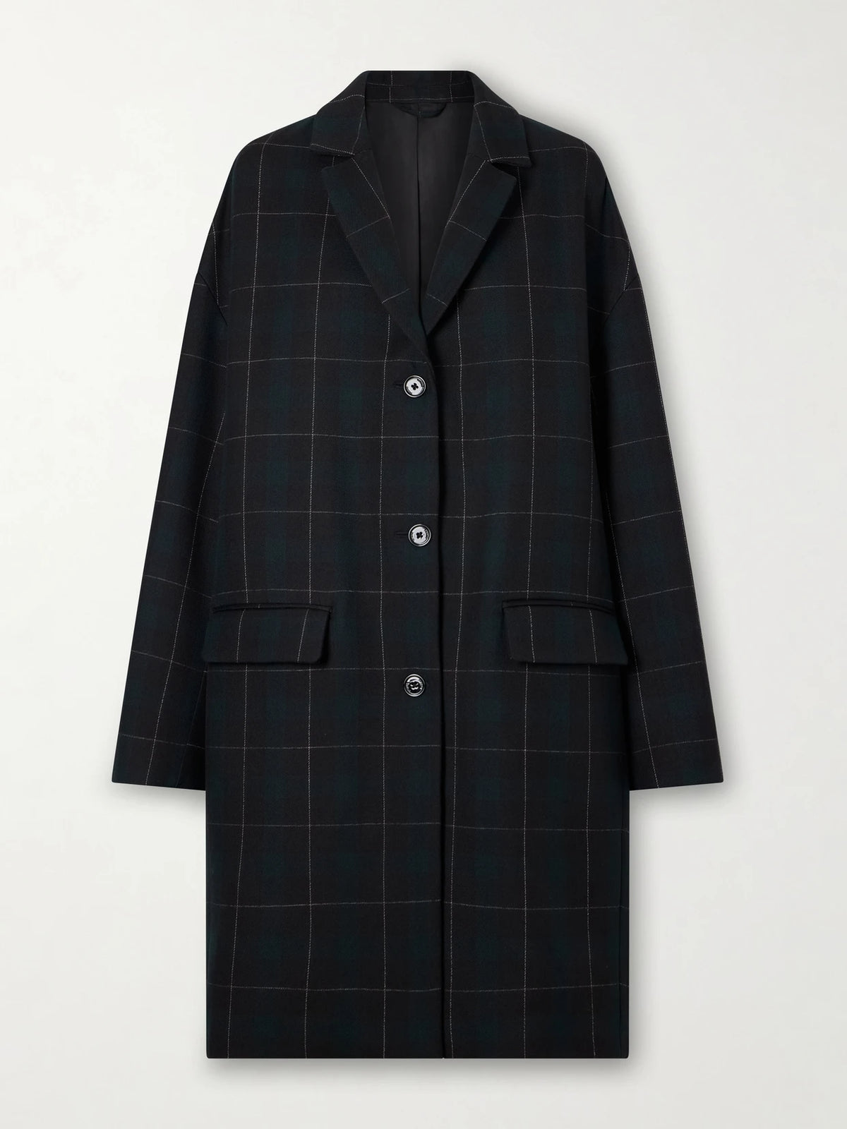 TOTEME Checked Wool-blend Coat