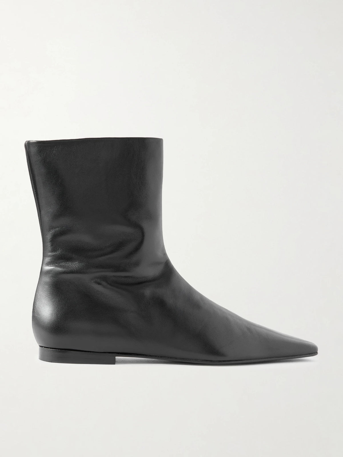 TOTEME Leather Ankle Boots