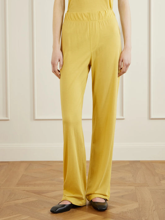 Lounge Cotton And Modal-blend Jersey Straight-leg Pants