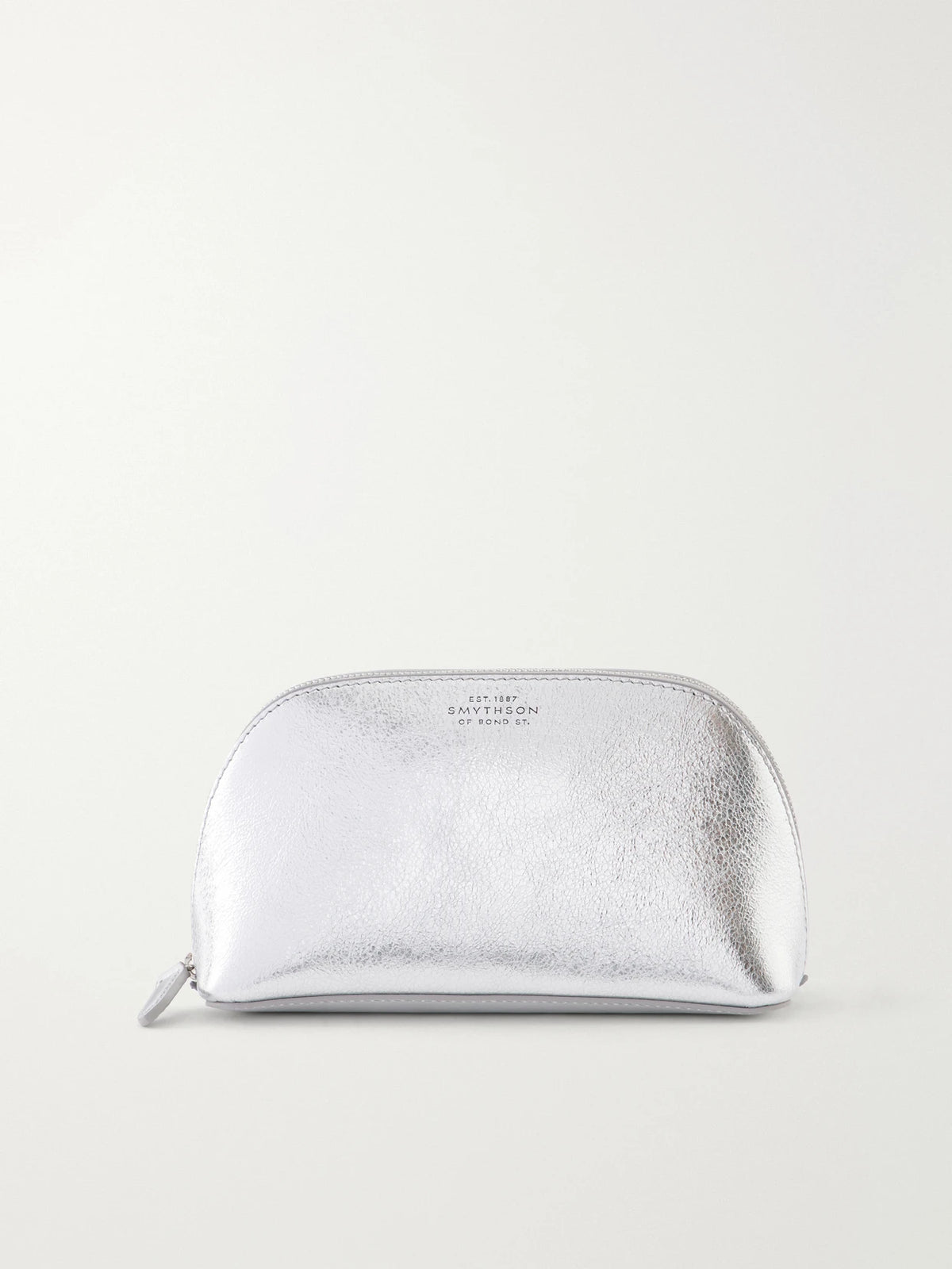 Smythson Metallic Leather Cosmetic Case