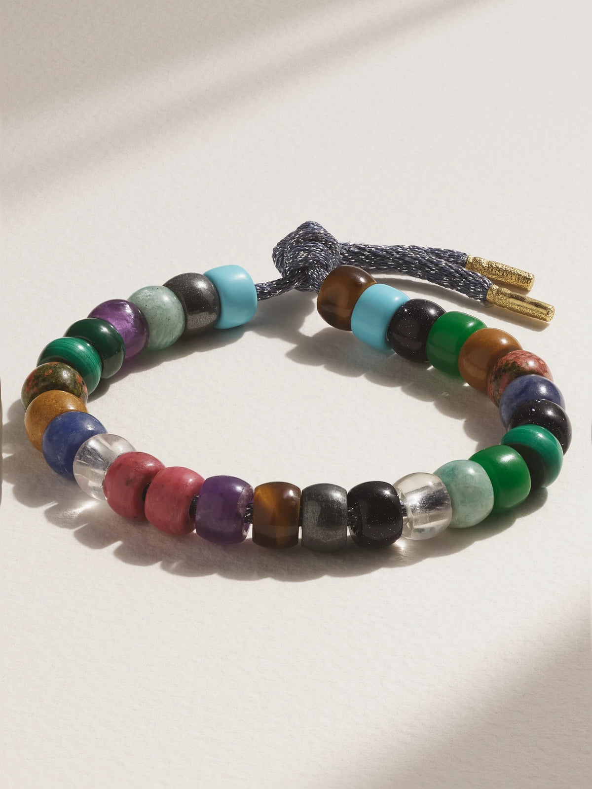 Forte Beads Moonbow 18-karat Gold And Lurex Multi-stone Bracelet Kit