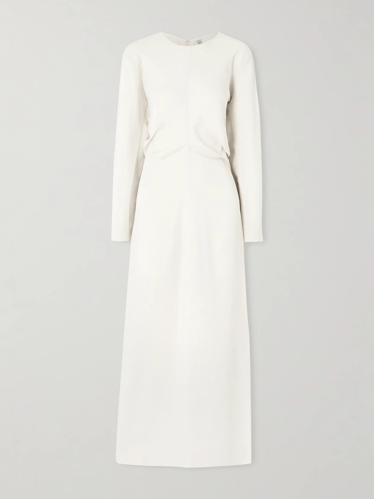 Garderob Gathered Crepe Maxi Dress