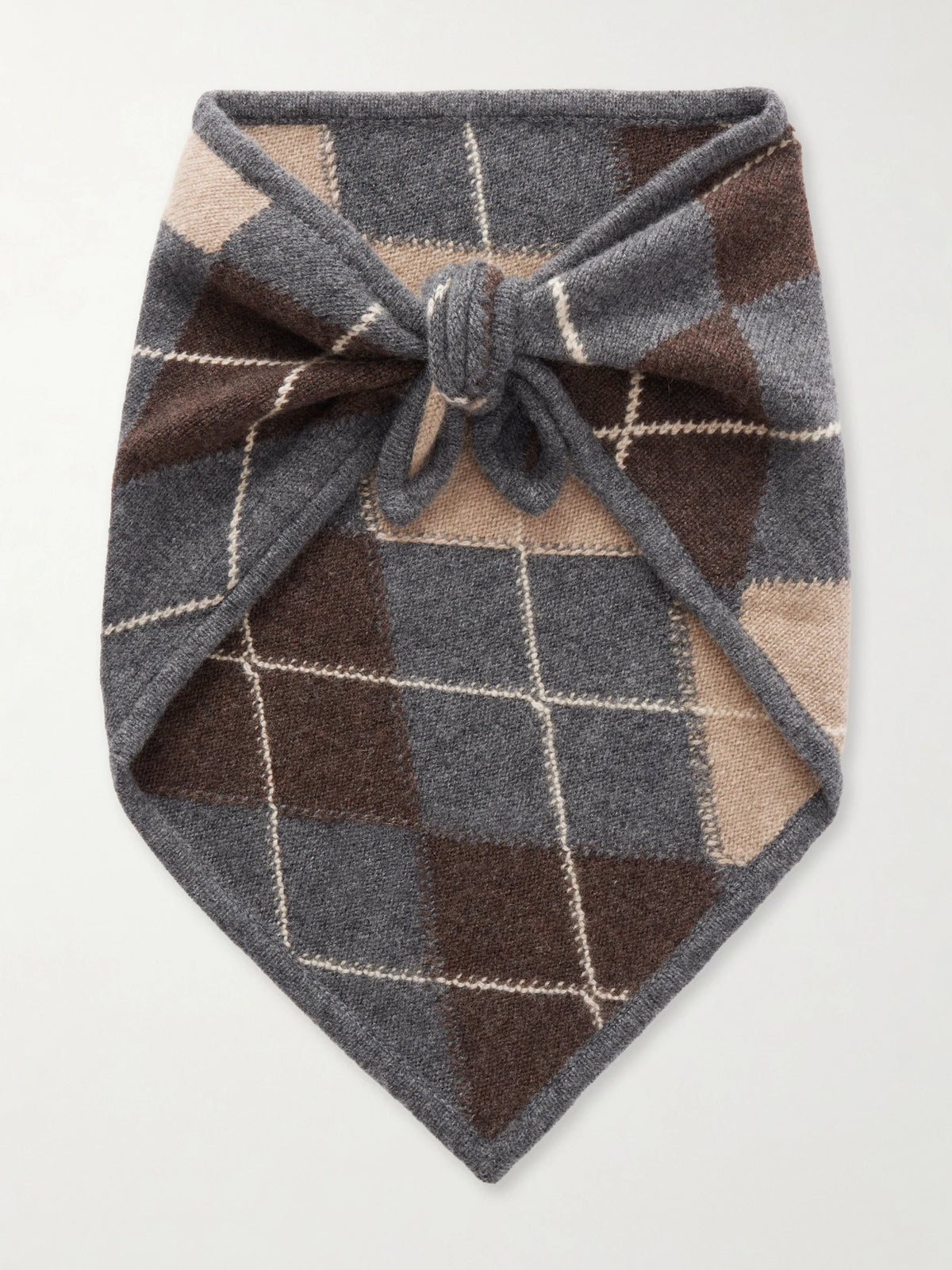 &Daughter Ava Argyle Cashmere Scarf
