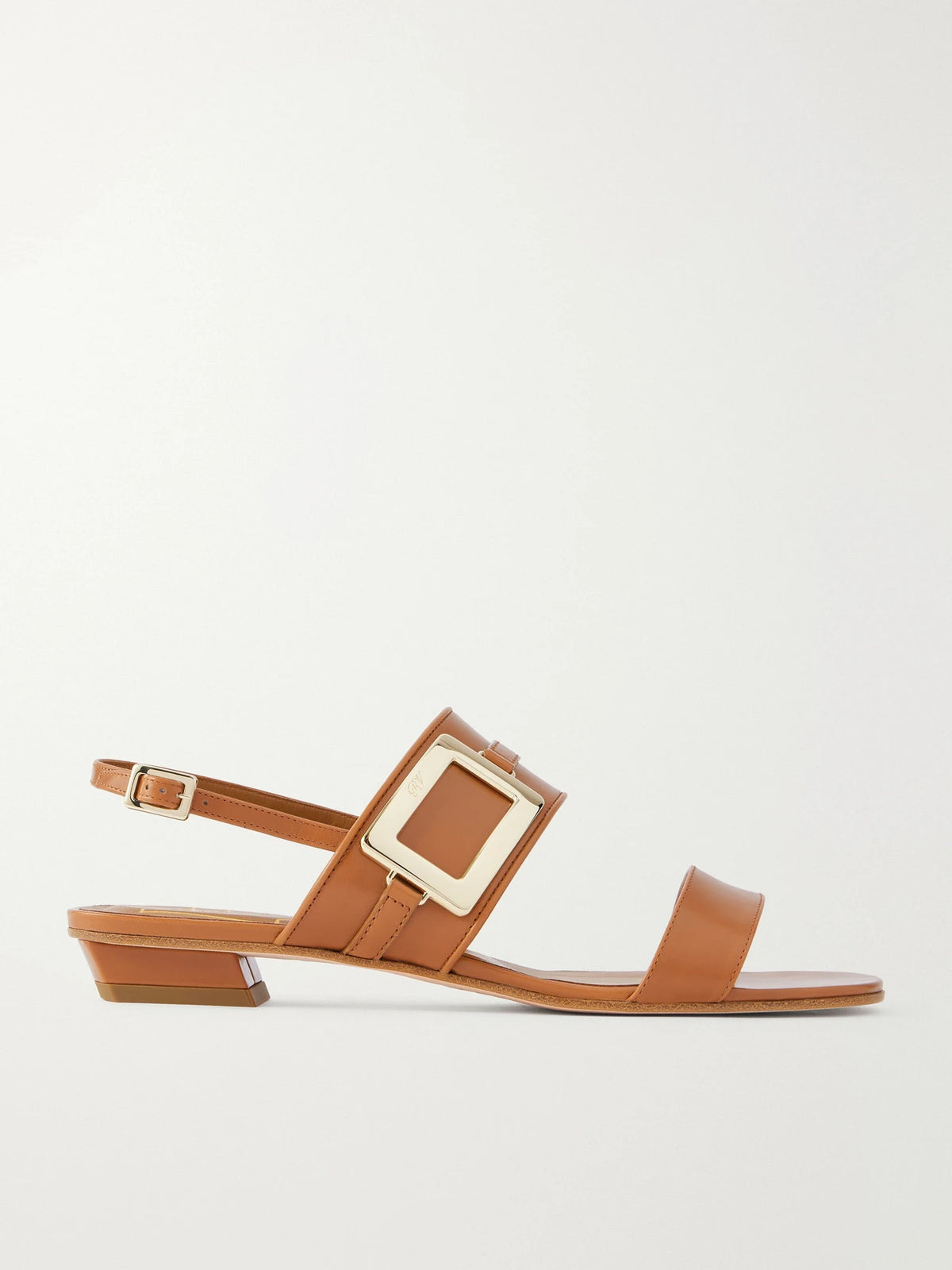 Roger Belle Vivier 20 Embellished Leather Sandals