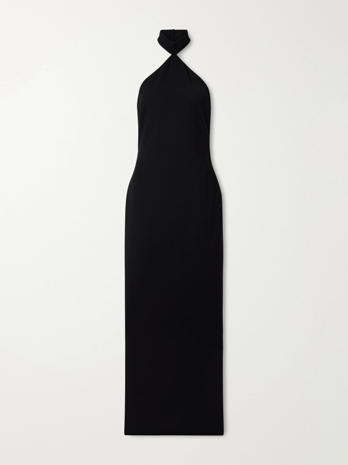 Ilkyaz Ozel Kailash Crepe Halterneck Gown