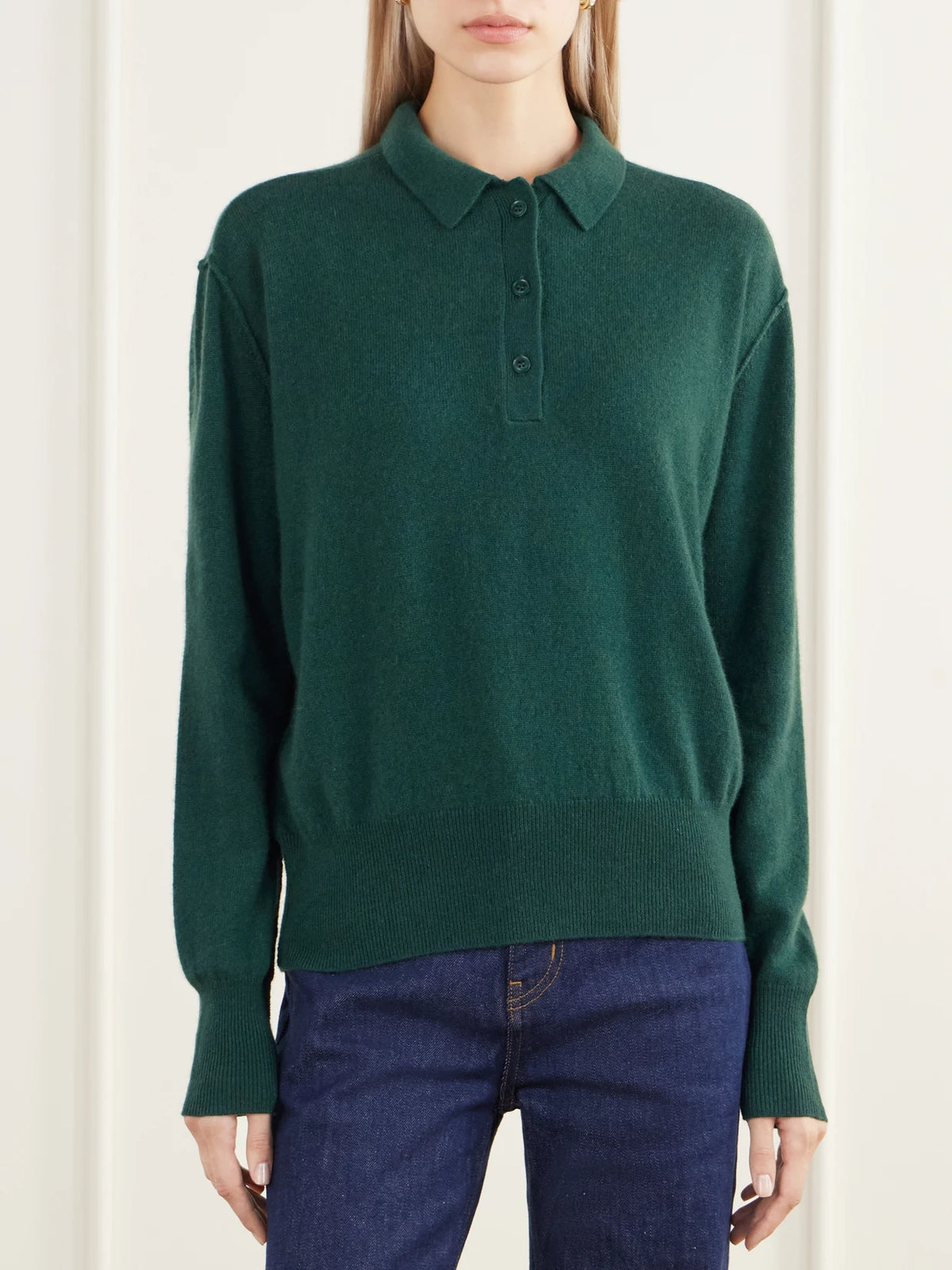 Jamie Haller The Polo Cashmere Polo Sweater