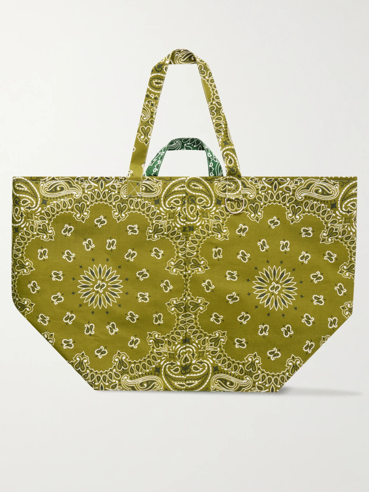Maxi Basket Printed Cotton Tote Bag