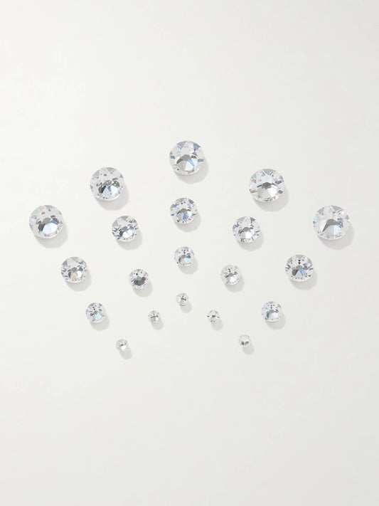 Kira Set Of 10 Crystal Hair Magnets