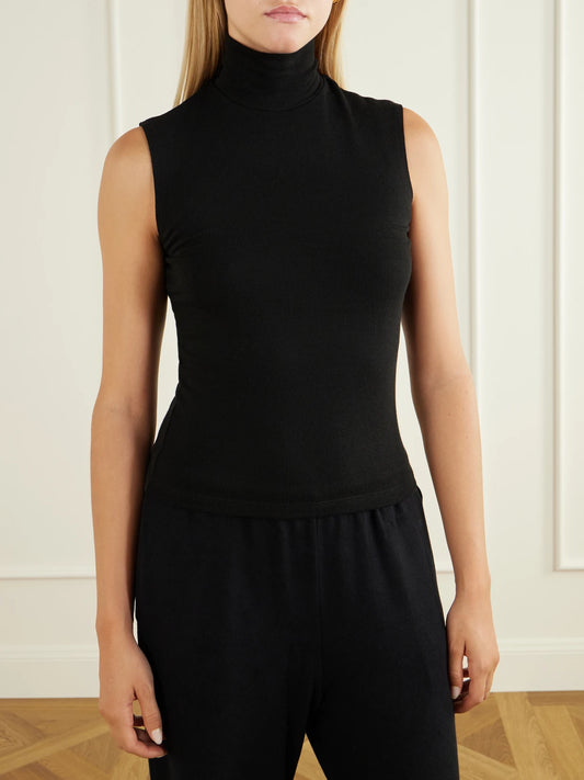LESET Lauren Stretch-knit Top