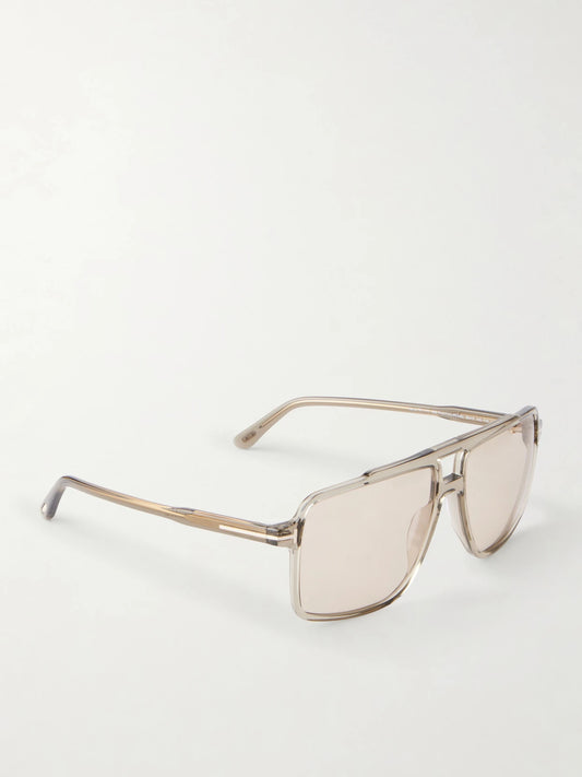 Kemp Aviator-style Acetate Sunglasses