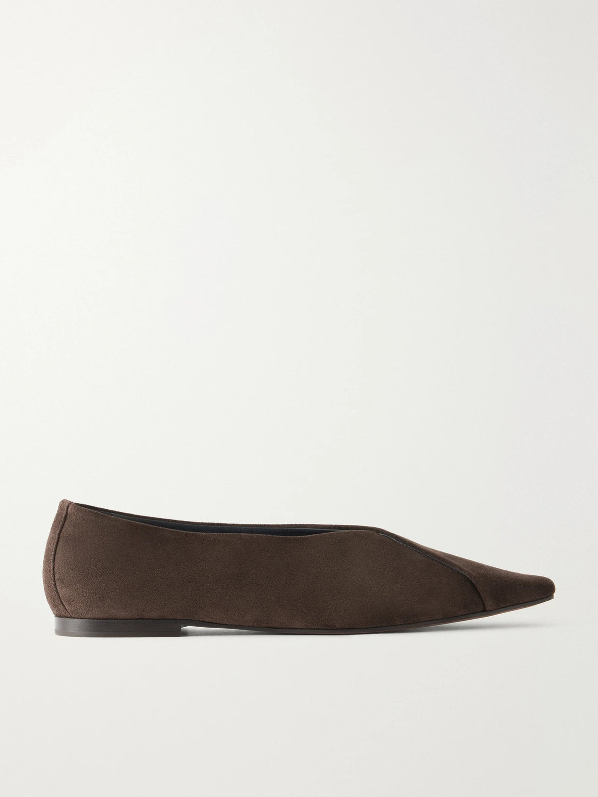 Suede Ballerina Flats