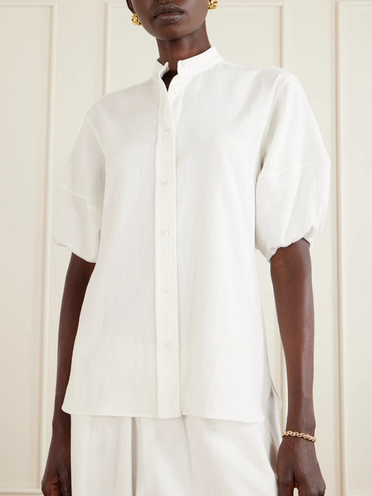 Cotton-crepon Shirt
