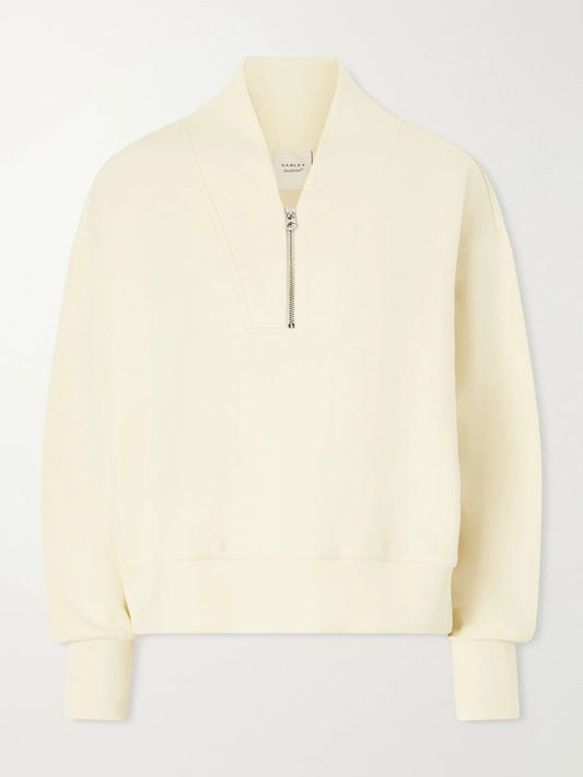 Image of Sleepwear & Loungewear. Product name - Davidson Jersey Sweatshirt in Yellow colour by brand - Varley