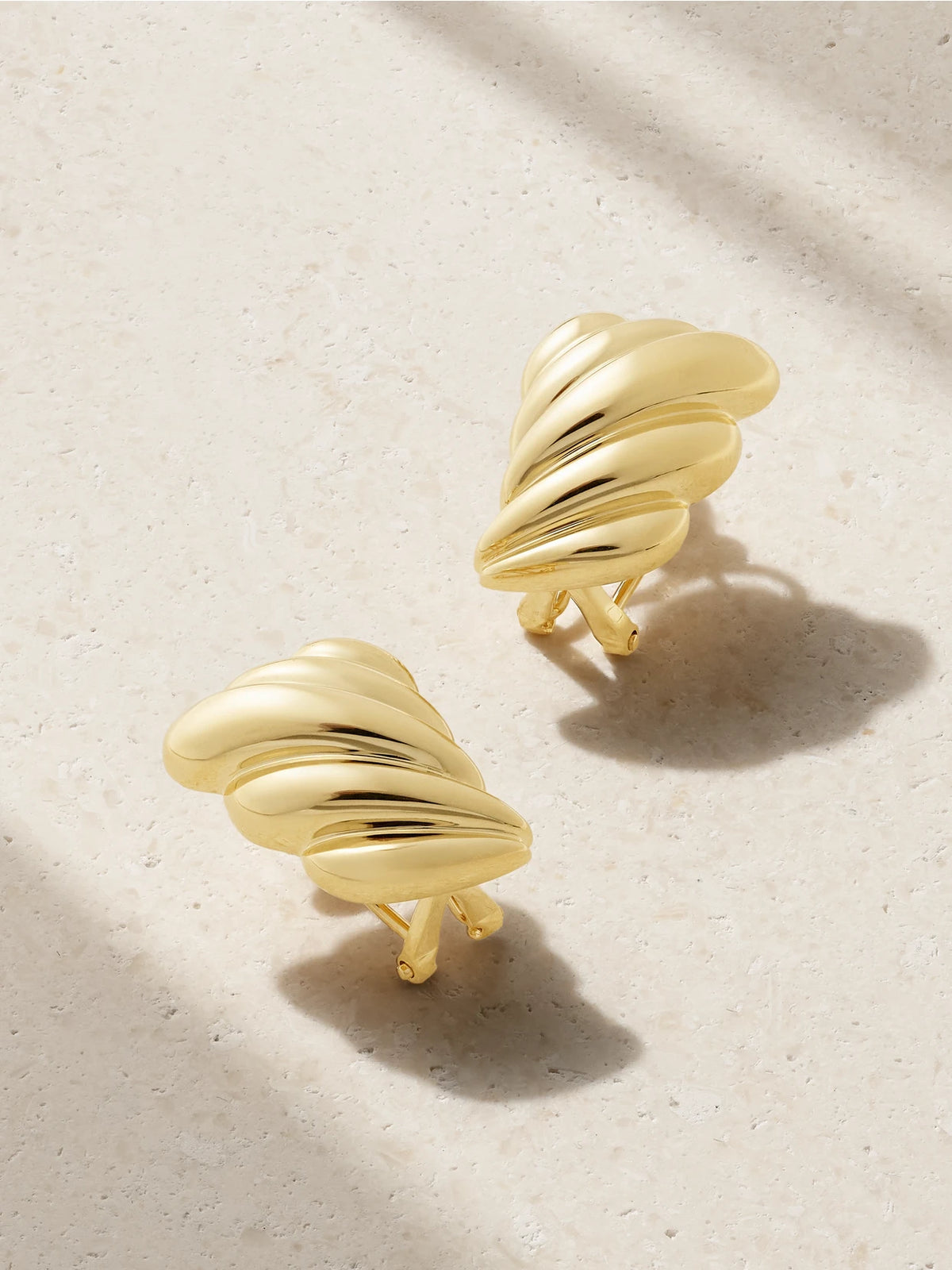Croissant 18-karat Gold Earrings